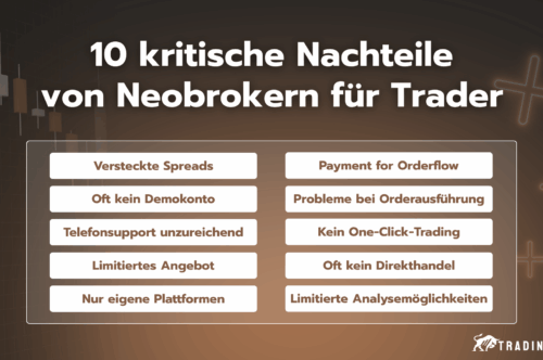 10 Nachteile von Neobrokern für echte Trader