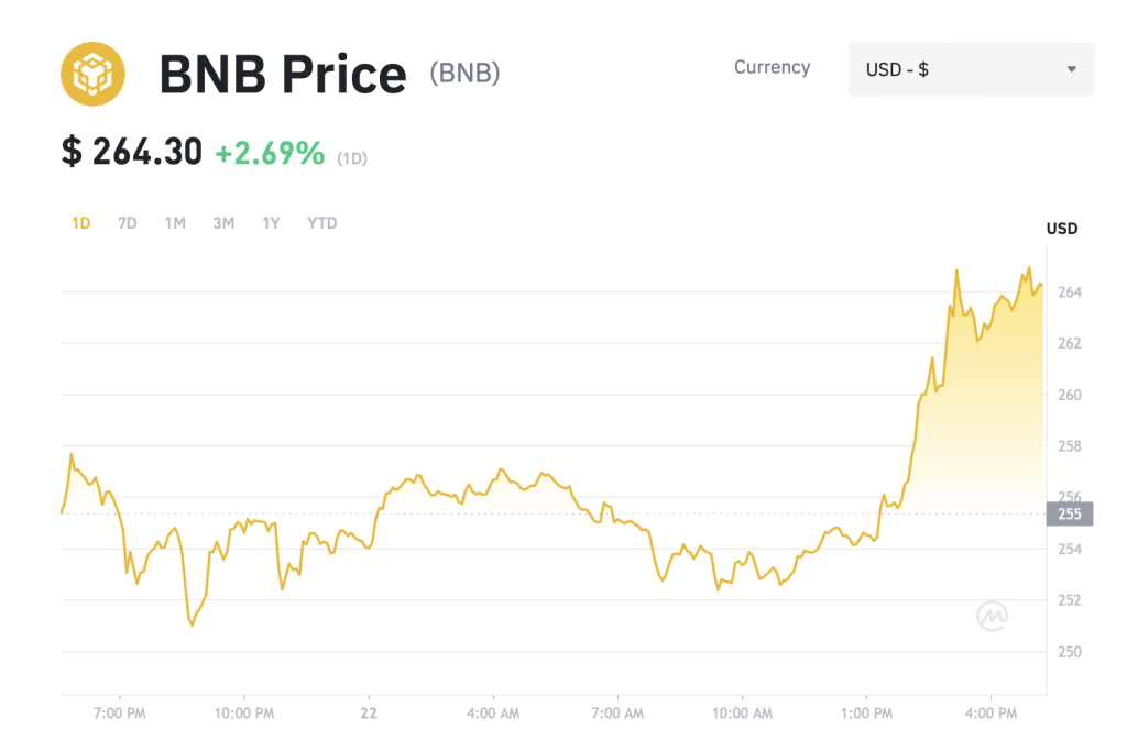 BNB Coin Chart