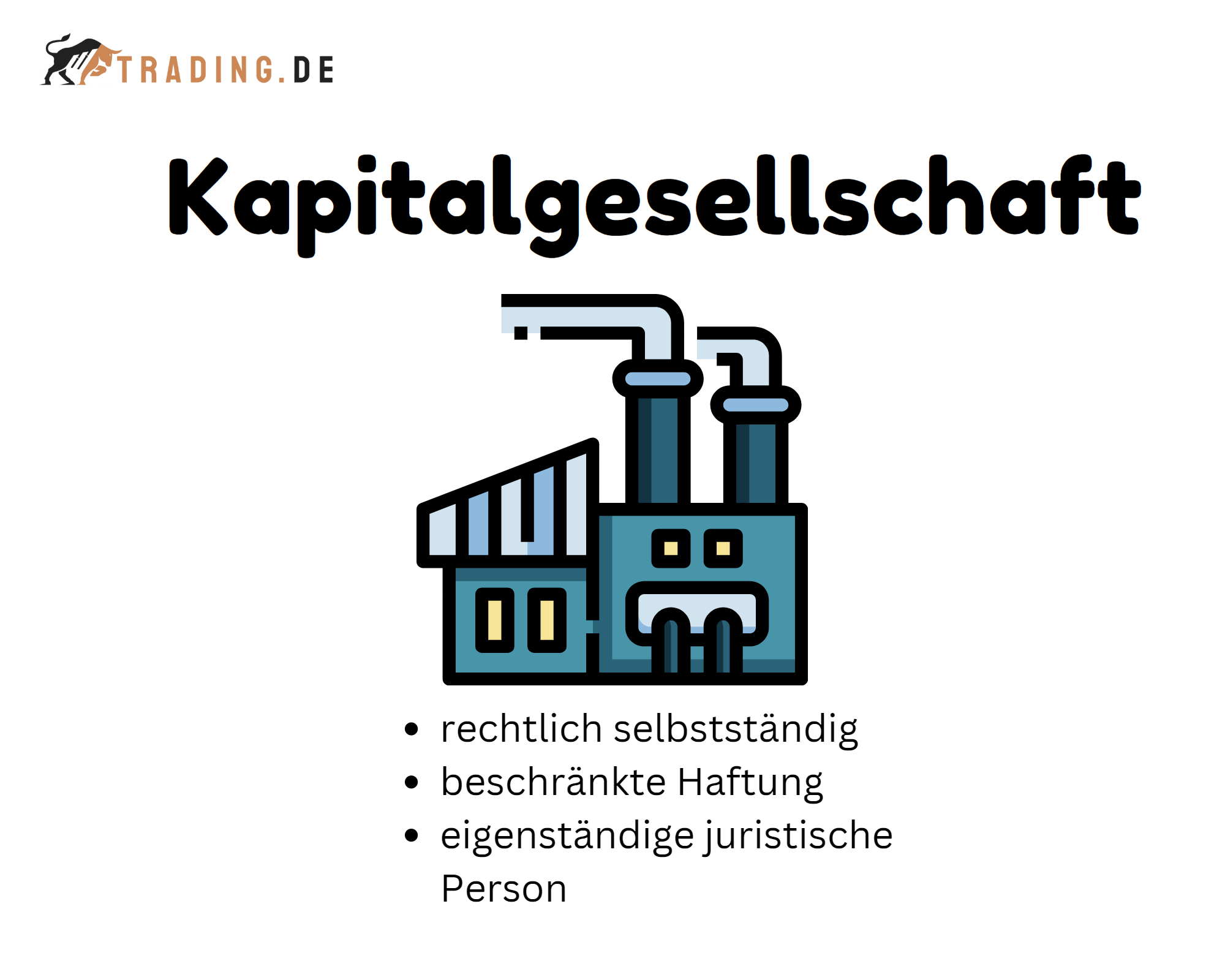 Kapitalgesellschaft ++ Definition & Beispiele Trading.de