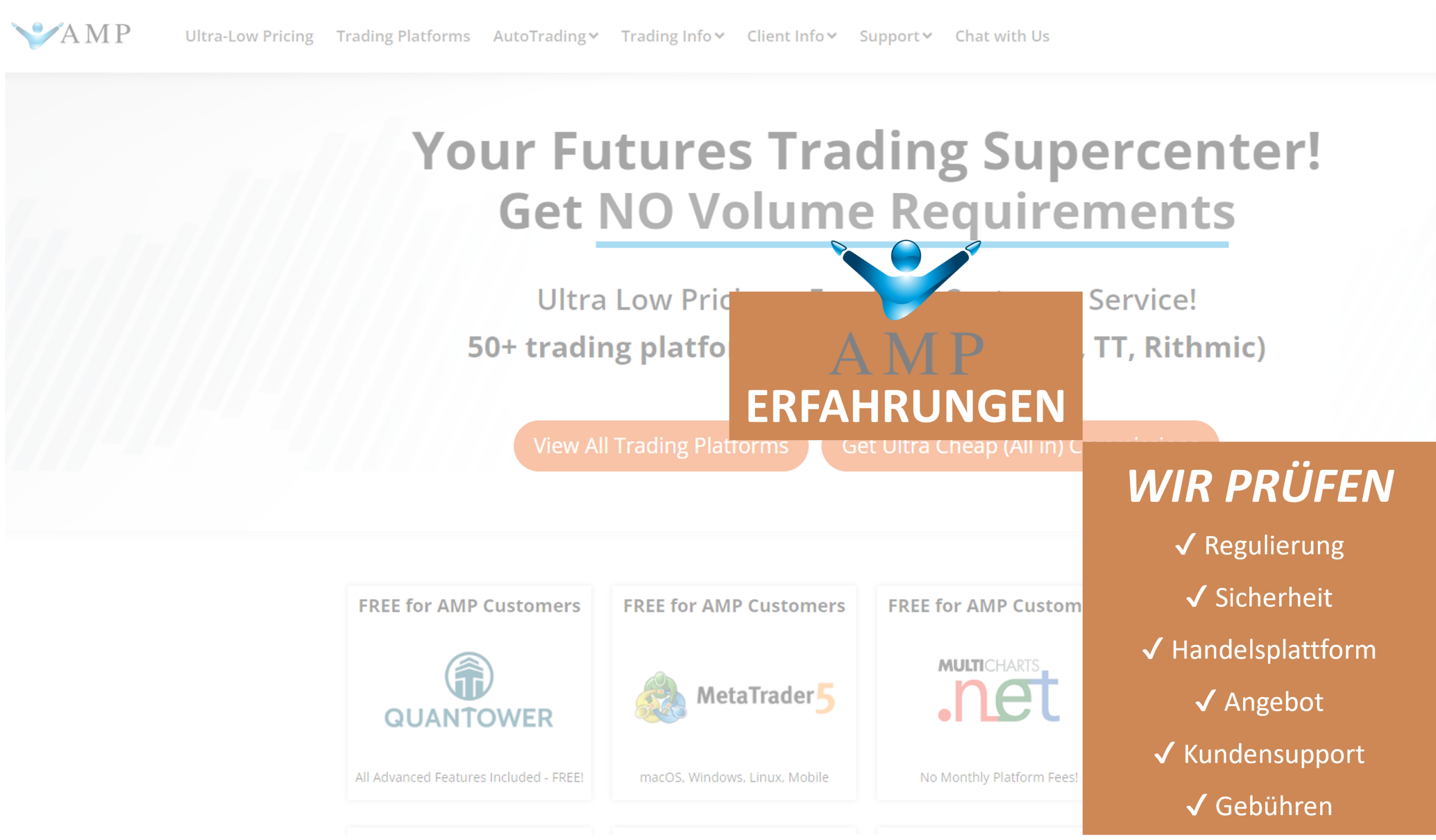 AMP Futures Erfahrungen 2024 Das sagen Trader & Experten