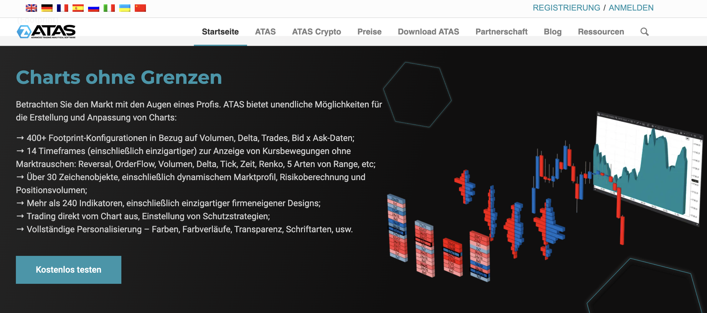 ATAS offizielle Webseite