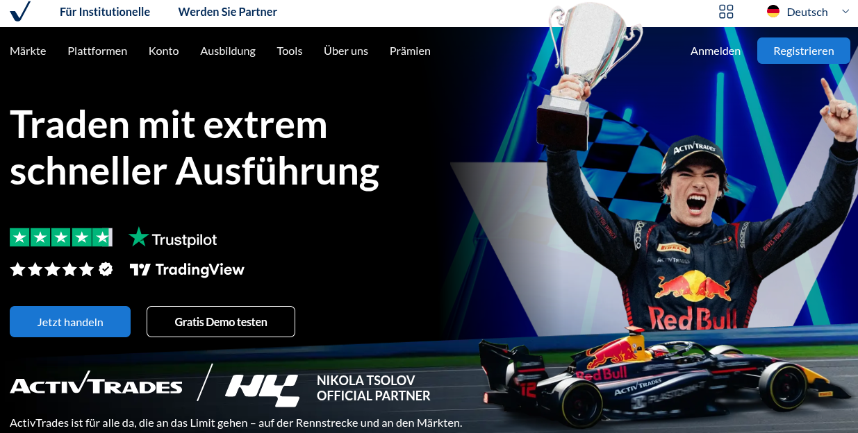 Daytrading Broker ActivTrades