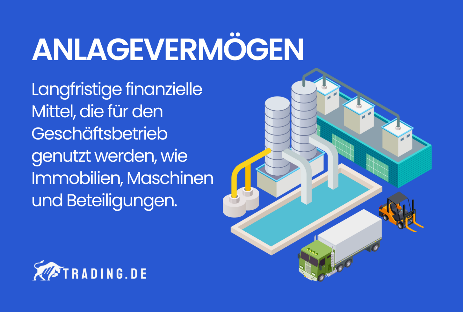 Anlagevermögen einfach erklärt | Definition & Beispiele