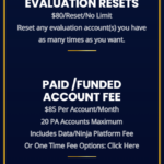 Apex Evaluation Reset
