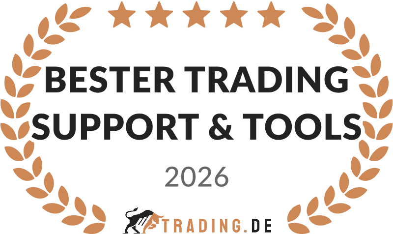 Trading.de Award für GBE Brokers für den besten Trading Support und Trading Tools