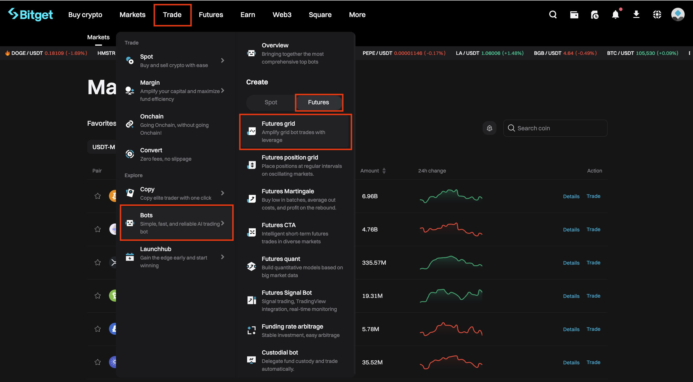 Bitget Grid Trading Bot