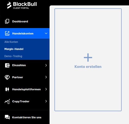 Anmeldung für das Live-Konto bei BlackBull Markets