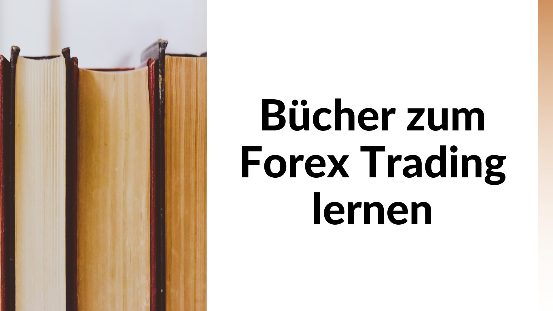 Bücher zum Forex Trading lernen