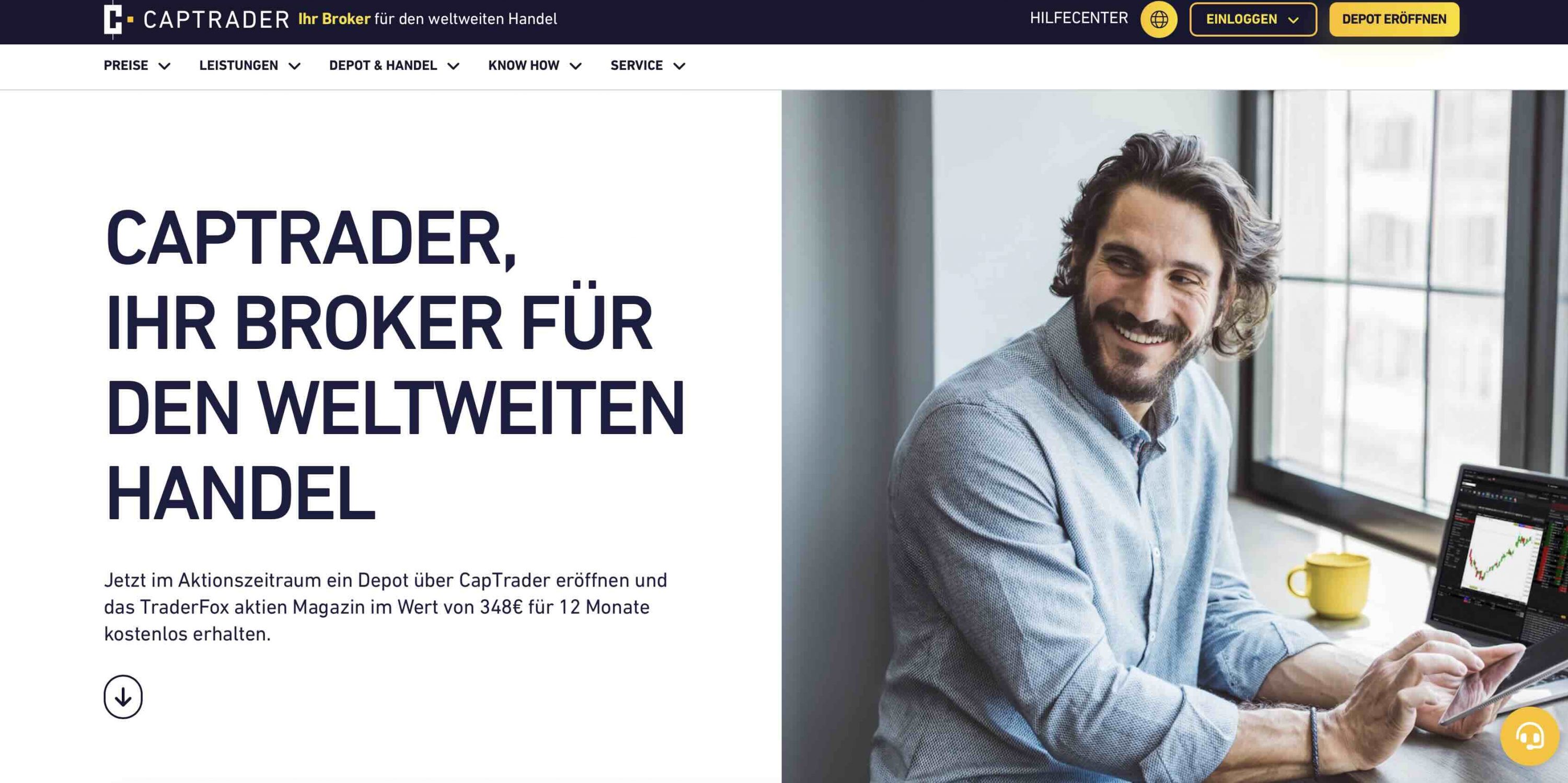 CapTrader Startseite