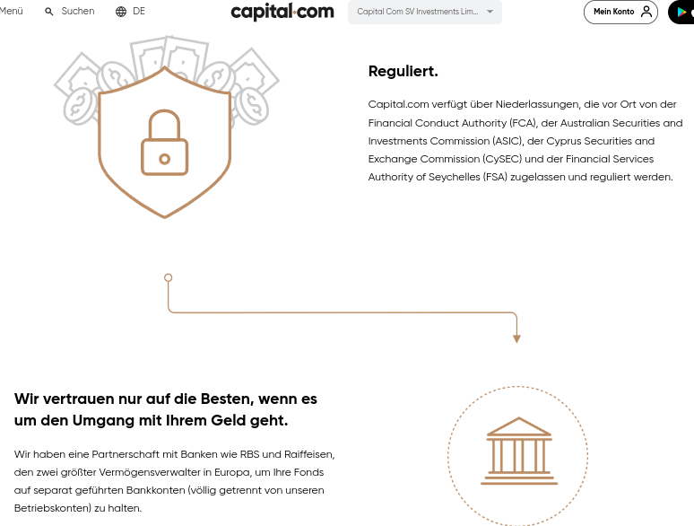 Umfangreiche Regulierungen bei Capital.com