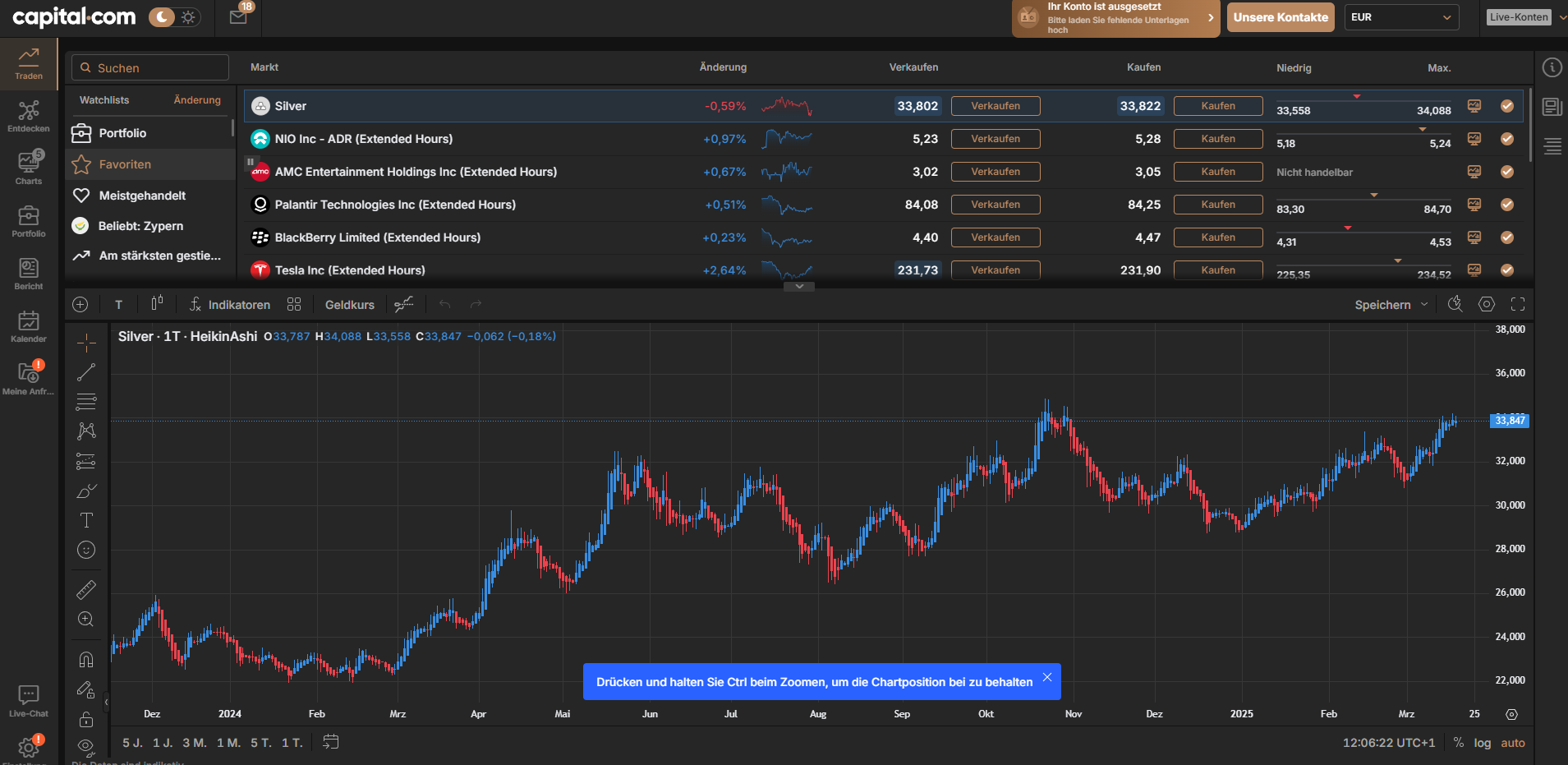 Capital.com Trading Plattform
