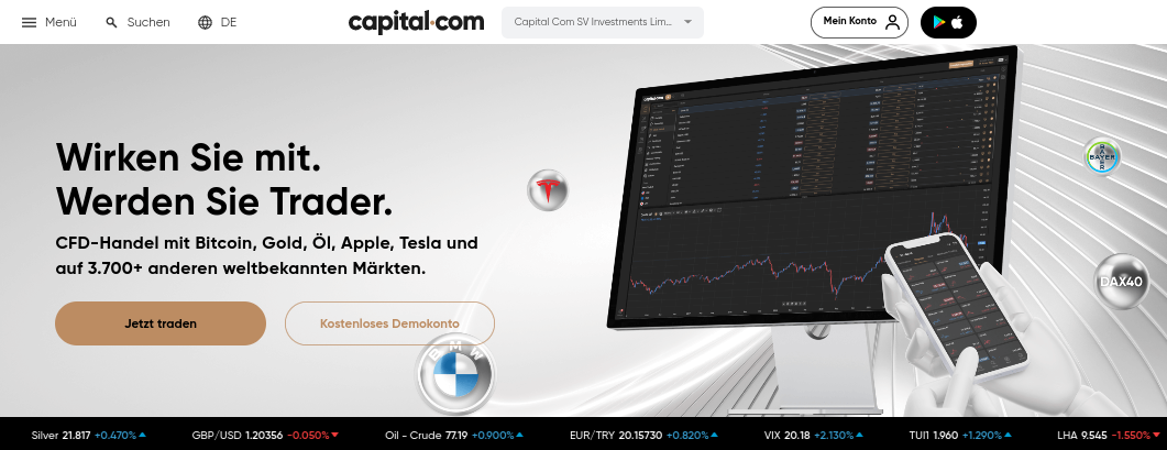 Capital.com website