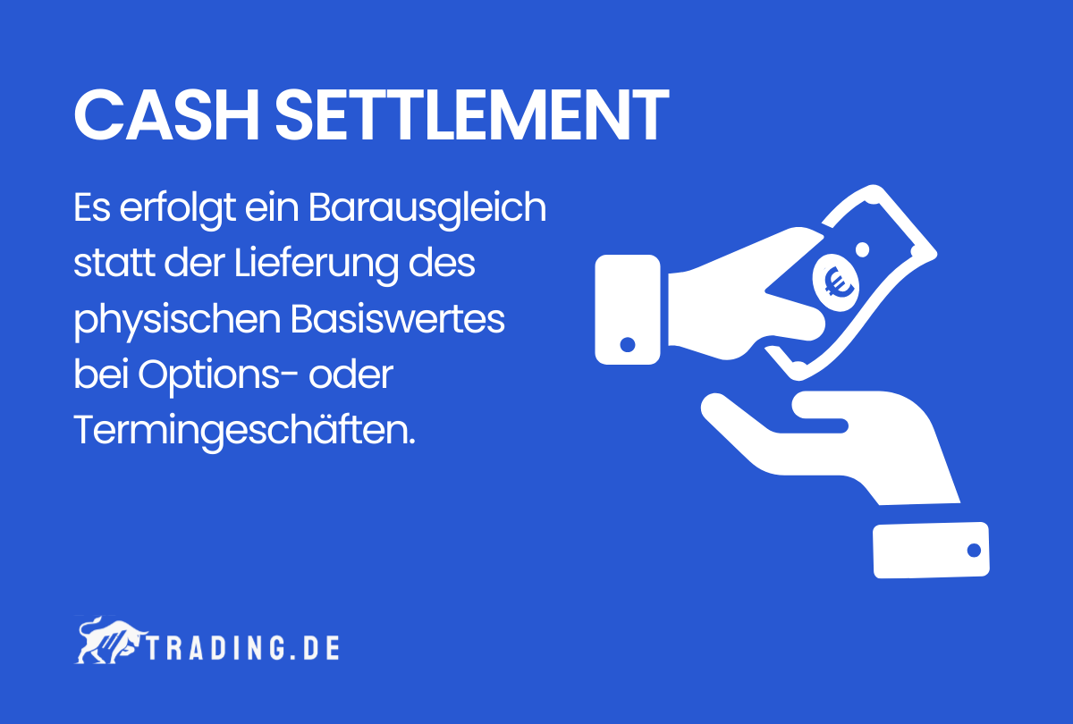 Cash Settlement Definition und Erklärung