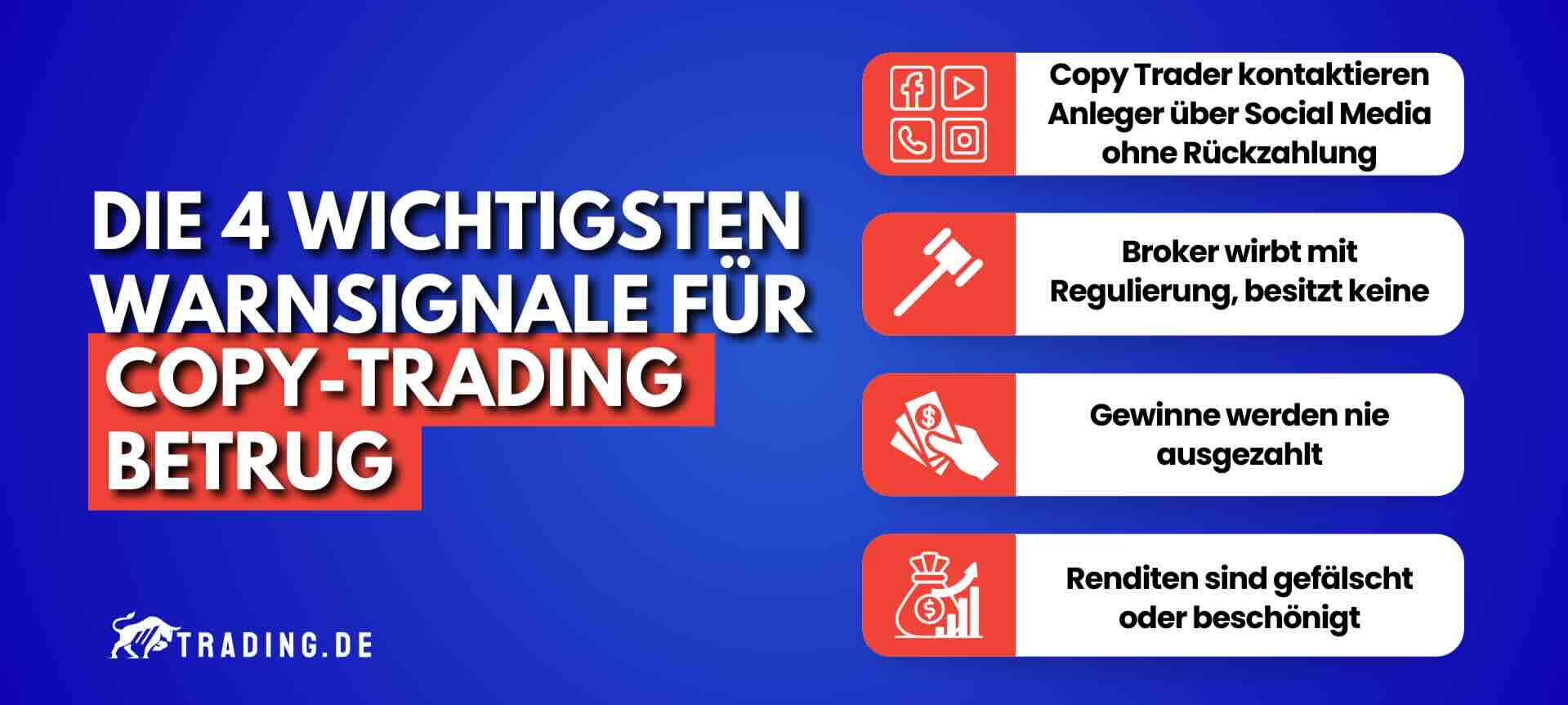 CopyTrading Warnsignale
