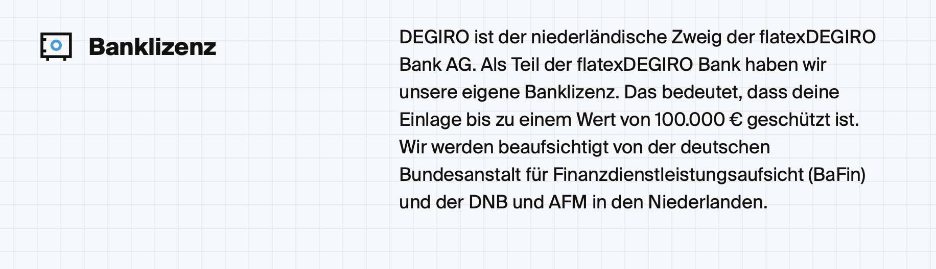 Degiro Banklizenz