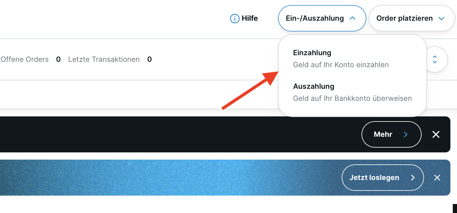Degiro Einzahlung