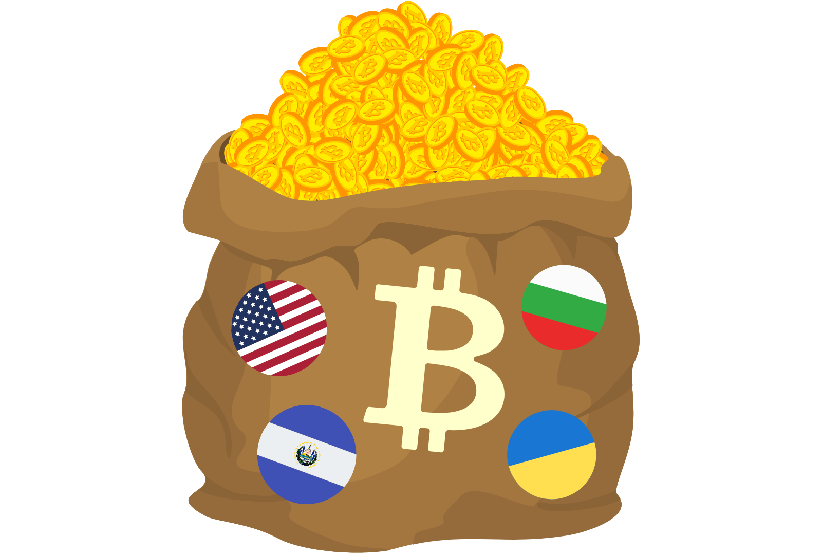 Die größten Bitcoin-Besitzer - Länder