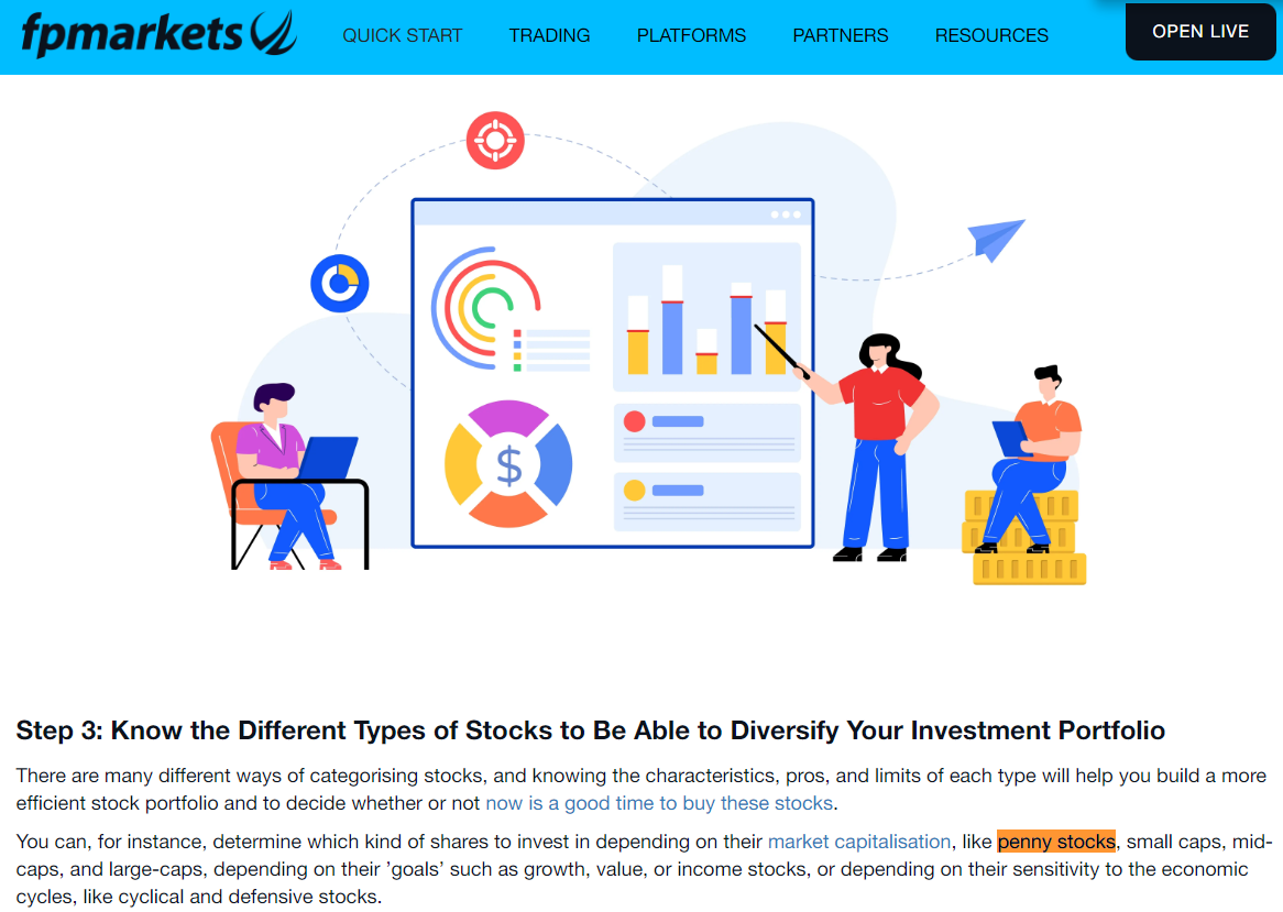 FP Markets Penny Stocks