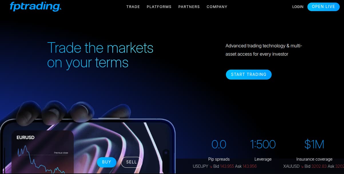 Daytrading Broker FP Trading