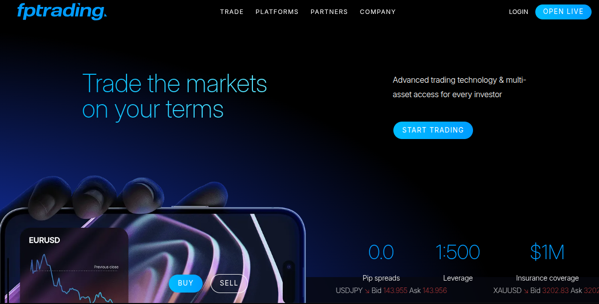 FP Trading Homepage