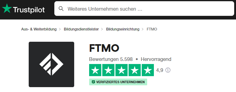 FTMO Trustpilot