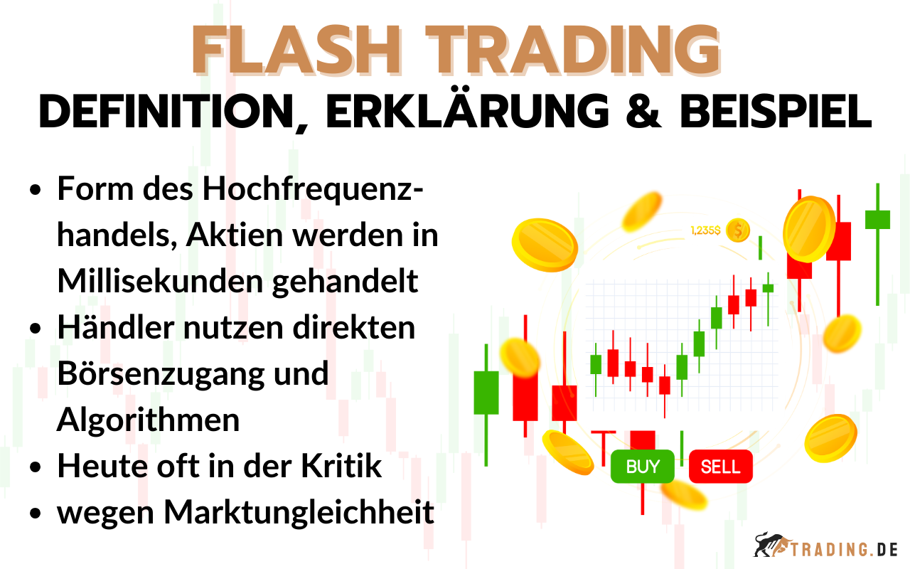 Flash Trading - Definition, Erklärung, Beispiel
