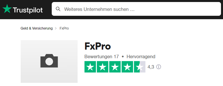 FxPro Trustpilot