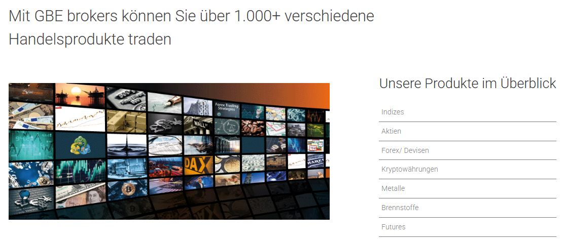 GBE Brokers und das Angebot