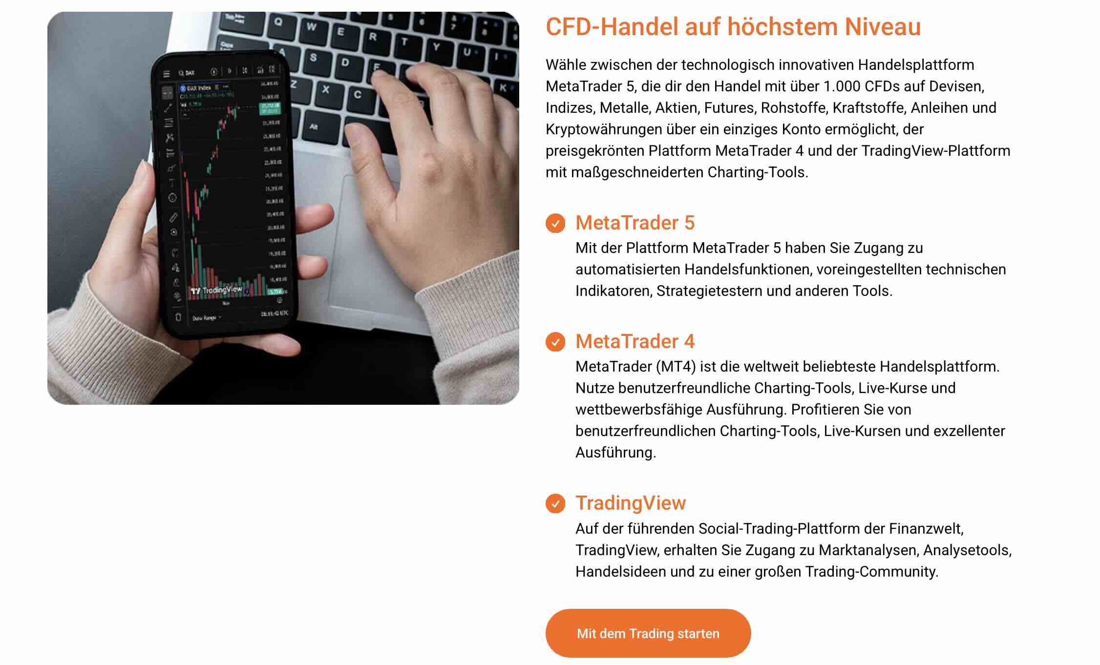 GBE Brokers Handelsplattformen