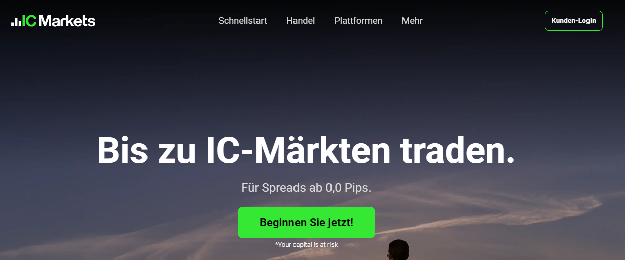 IC Markets Handel ohne Spread