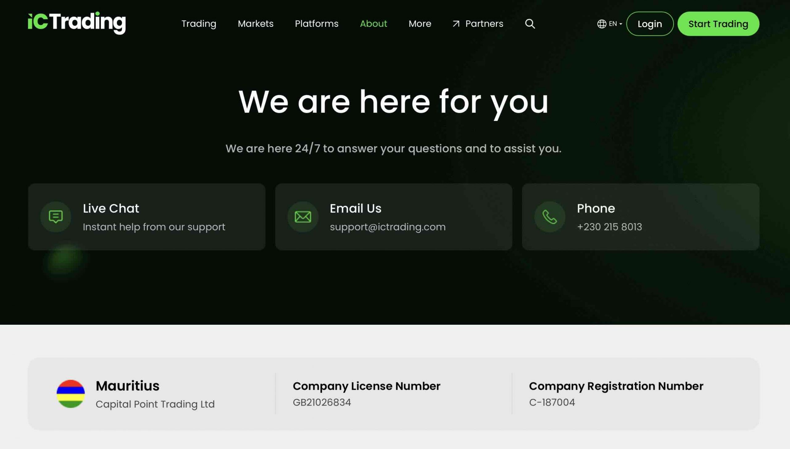 IC Trading Support