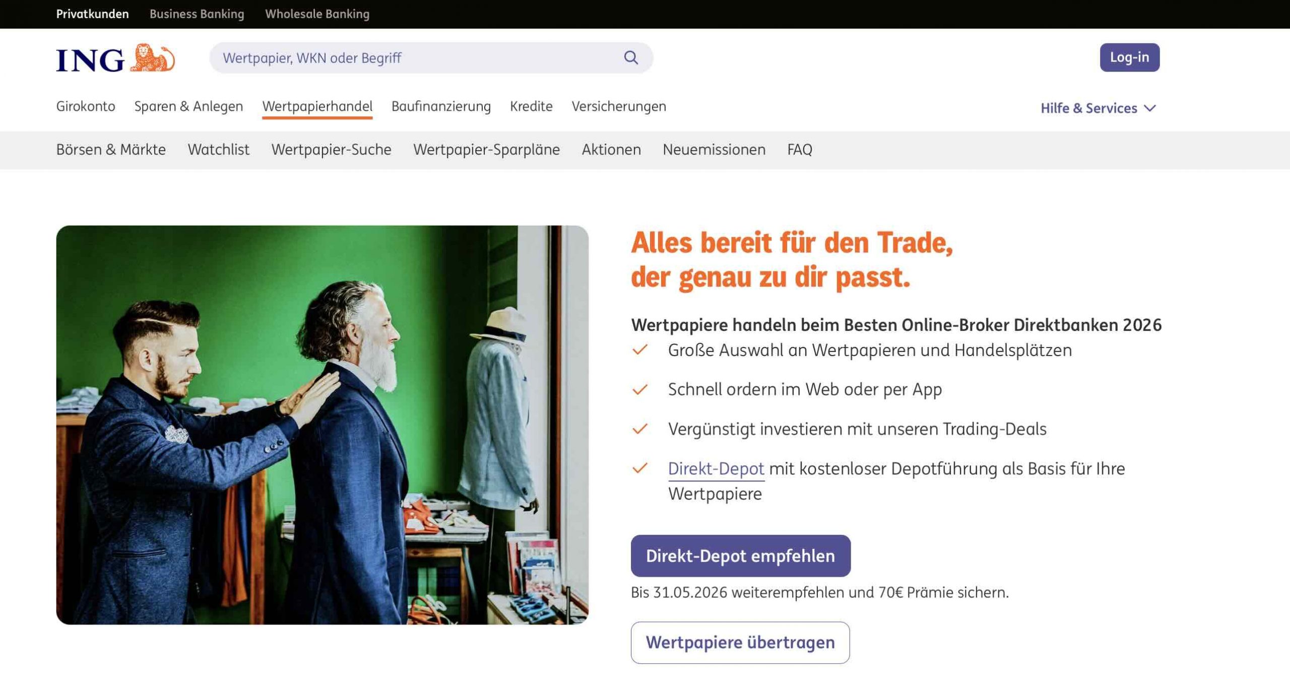 ING Startseite