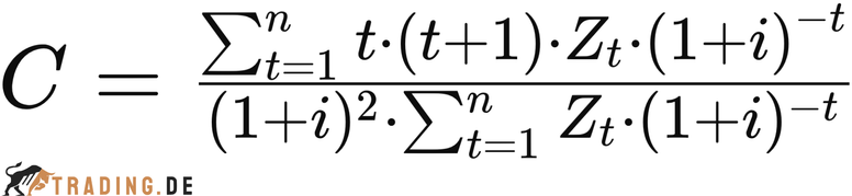 Konvexität bei Anleihen Formel