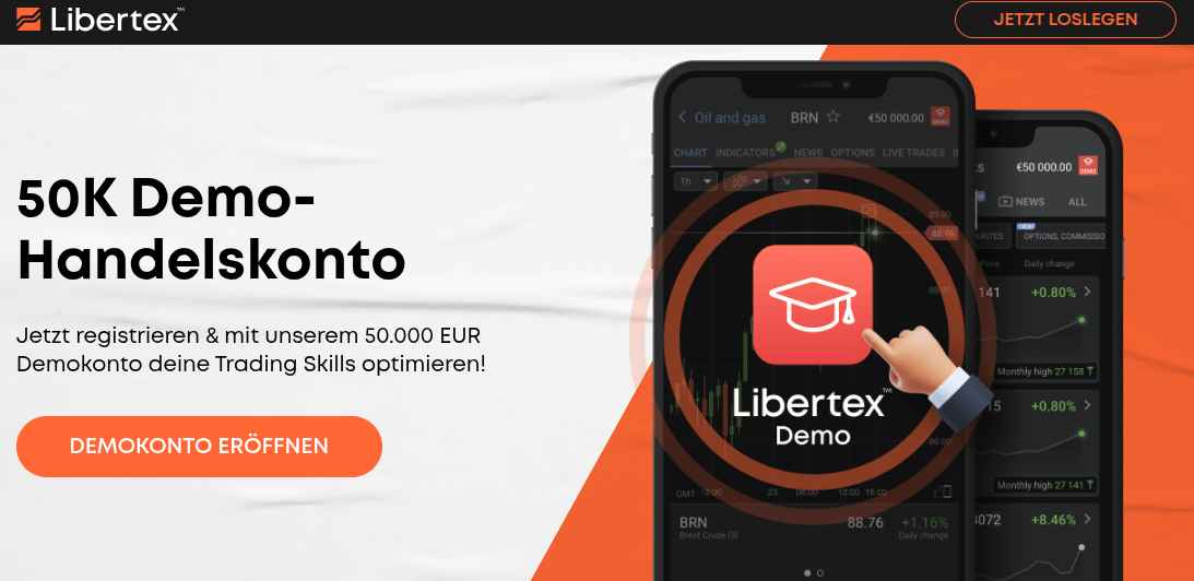 Demokonten bei Libertex