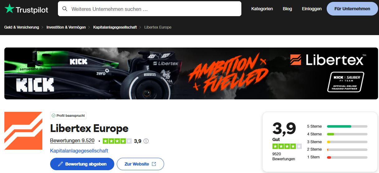 Libertex Trustpilot Bewertungen