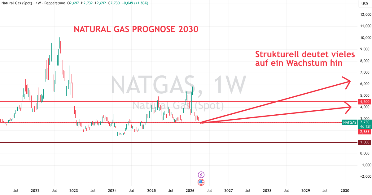 Natural Gas Prognose 2030
