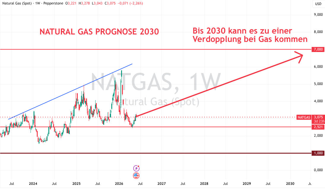 Natural Gas Prognose 2030
