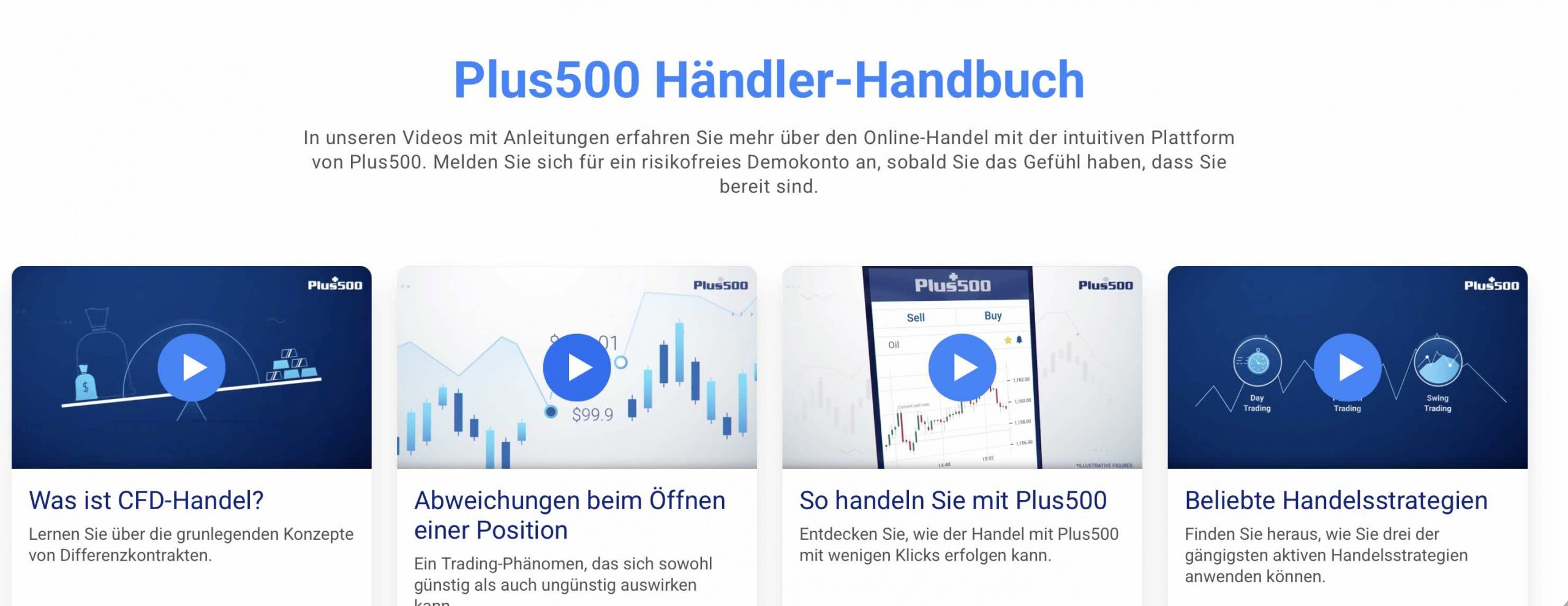 Plus500 Weiterbildungen