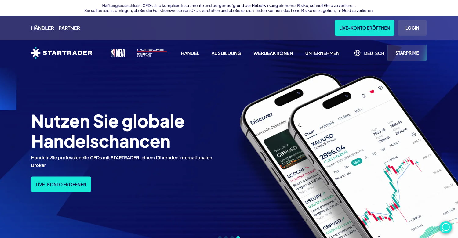 STARTRADER Online Trading Plattform
