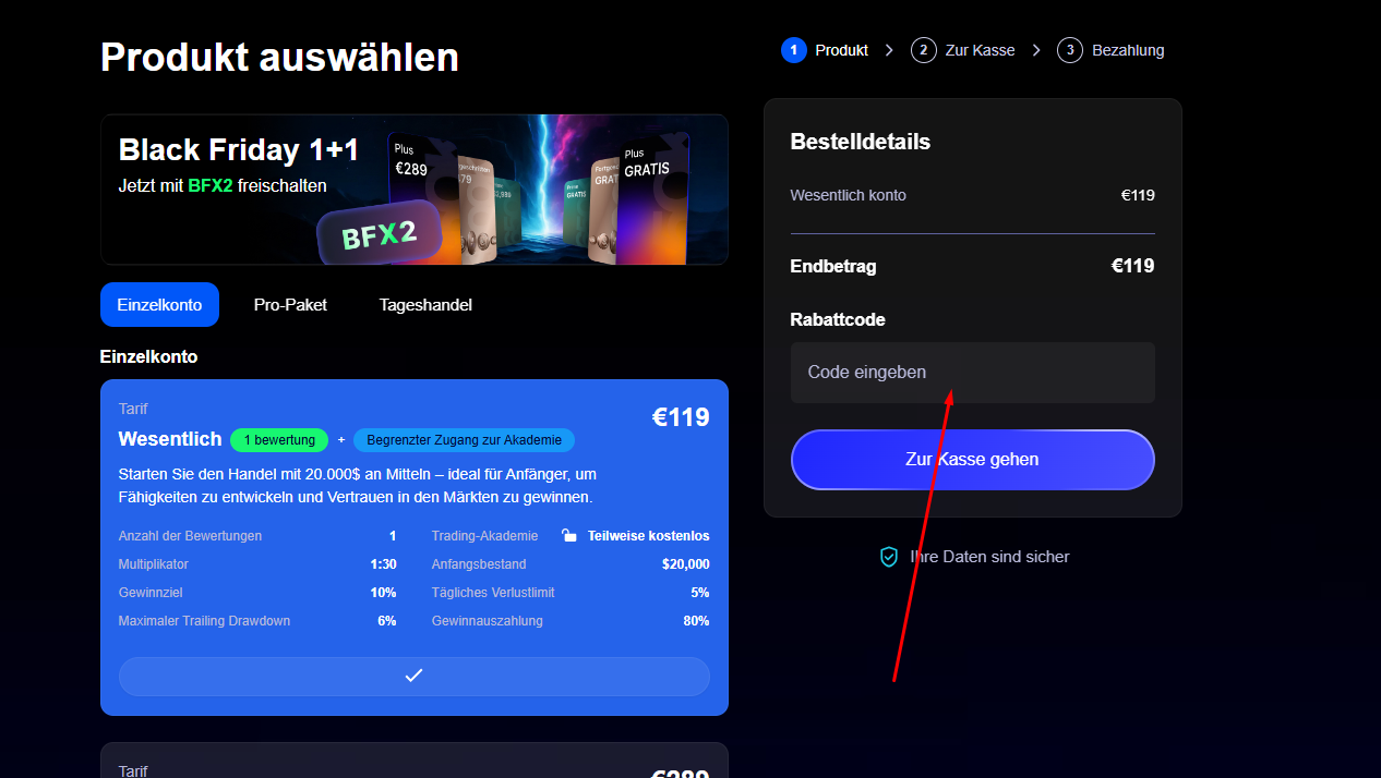SabioTrade Gutscheincode / Promo Rabatt Code