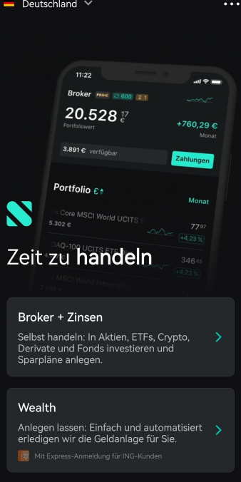 App von Scalable Capital herunterladen