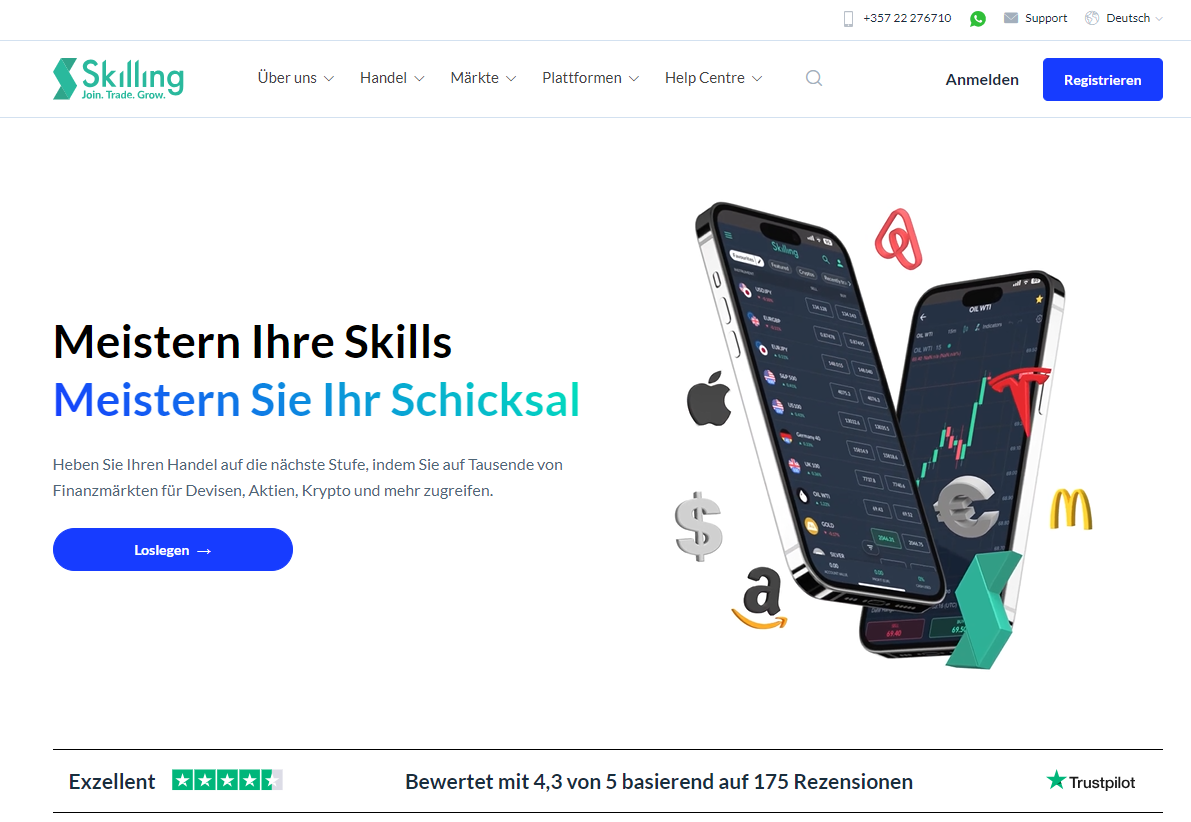 Skilling Website Screenshot