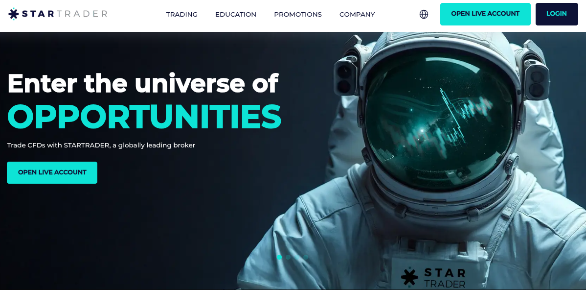 Star Trader Webseite