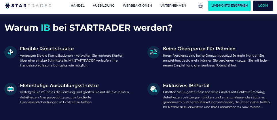 Introducing Broker Programm von StarTrader