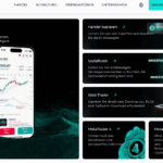 Webseite der StarTrader Plattform mit Schnittstellen