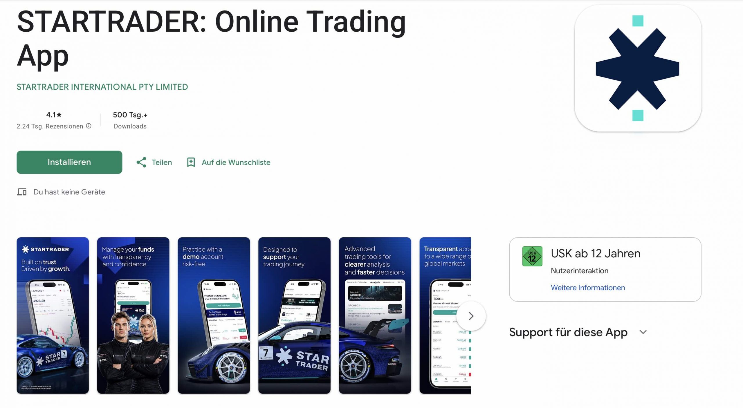 Startrader App