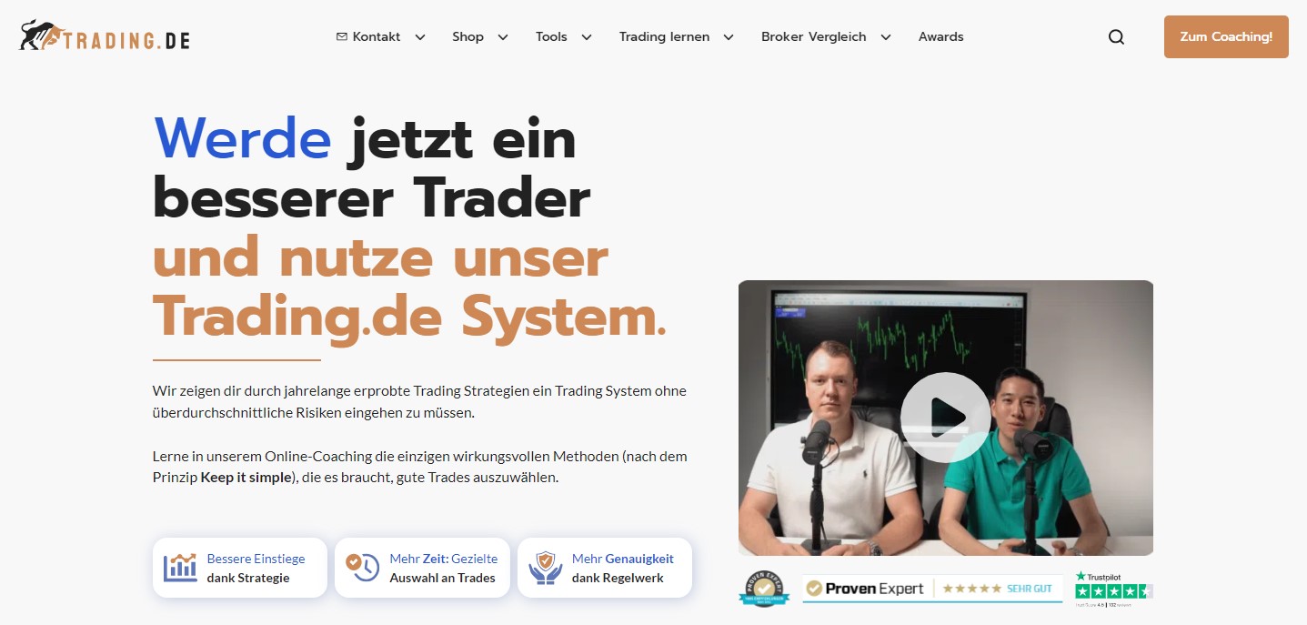 Trading-Ausbildung trading.de Indikatoren lernen