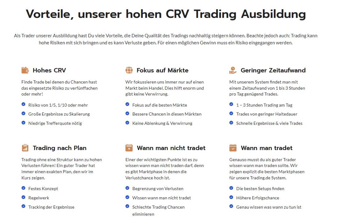 Trading-Ausbildung um Performance zu verbessern