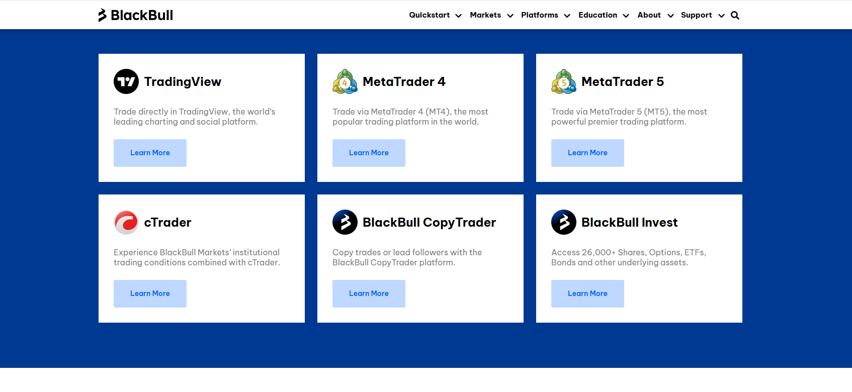 Trading Software bei BlackBull