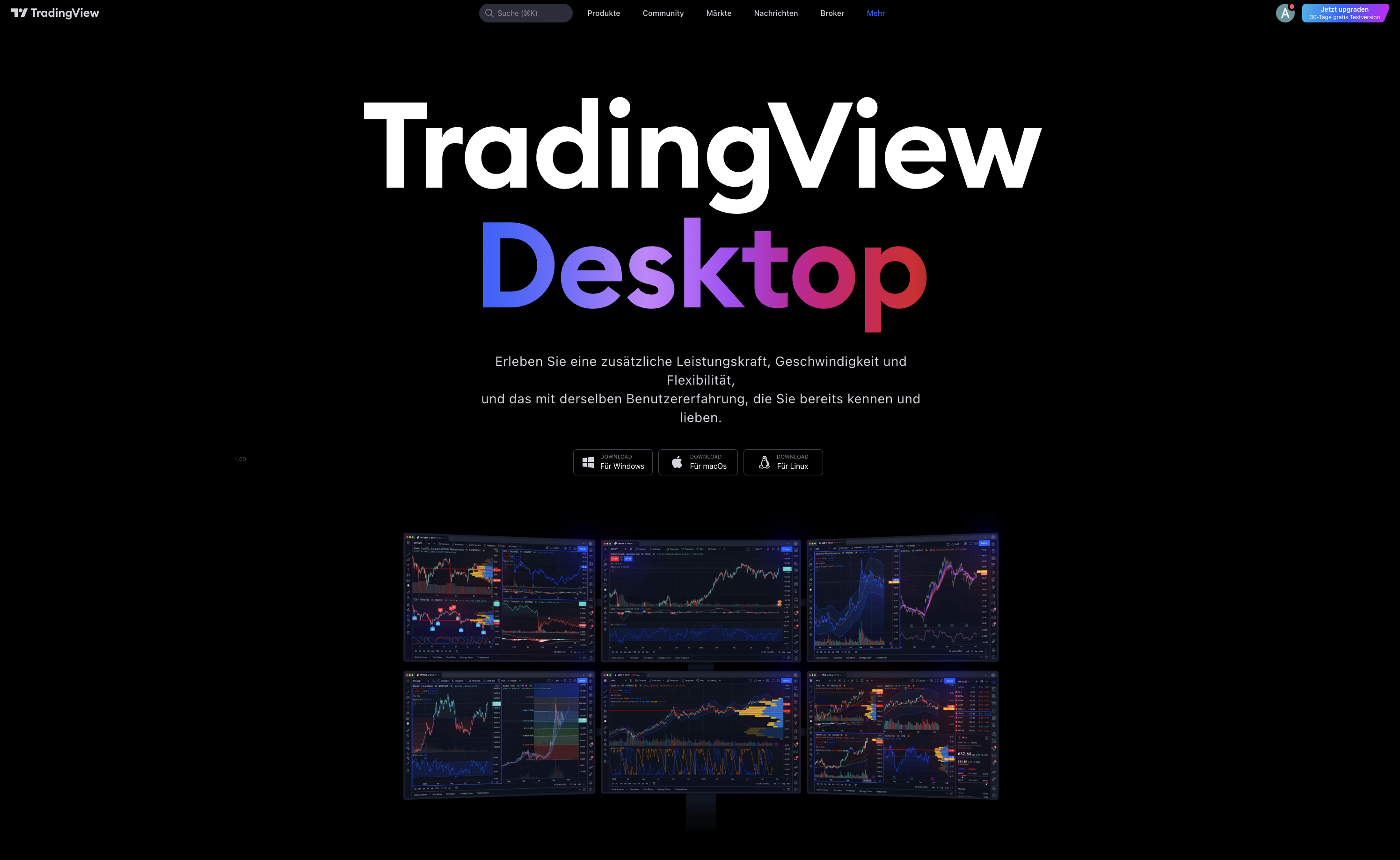 TradingView Desktop Version zum Download
